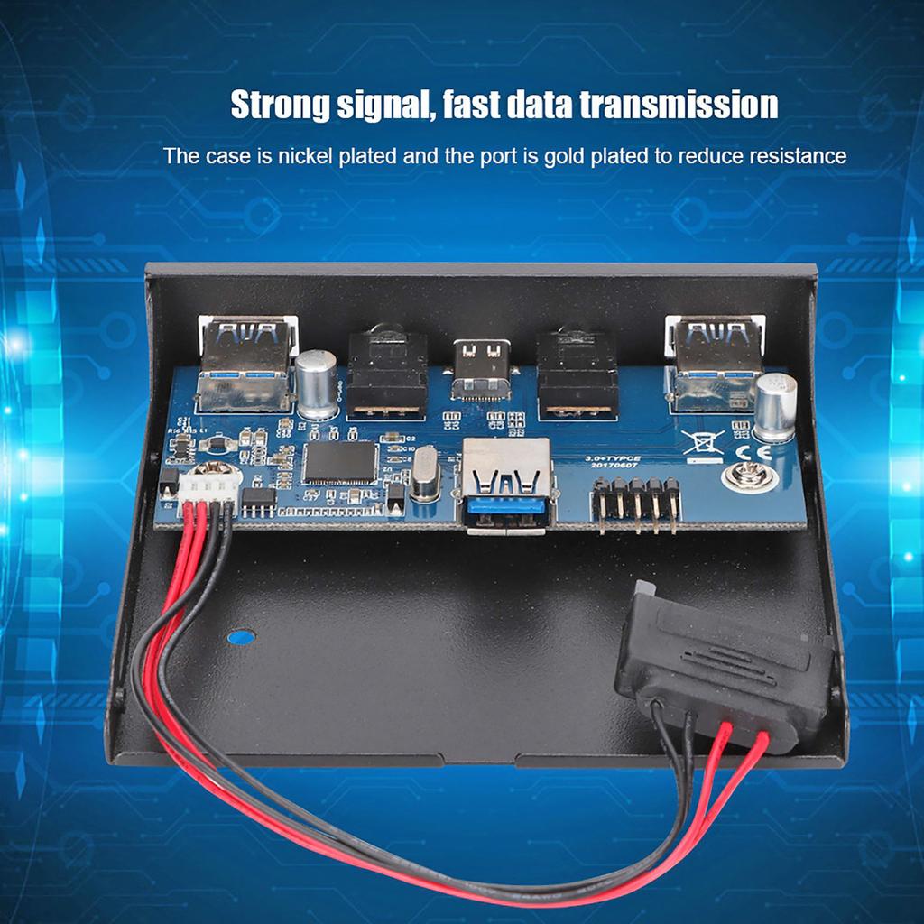5Gbps Transmission Speed 3.5inch USB 3.1 Floppy Disk Drive Front Panel