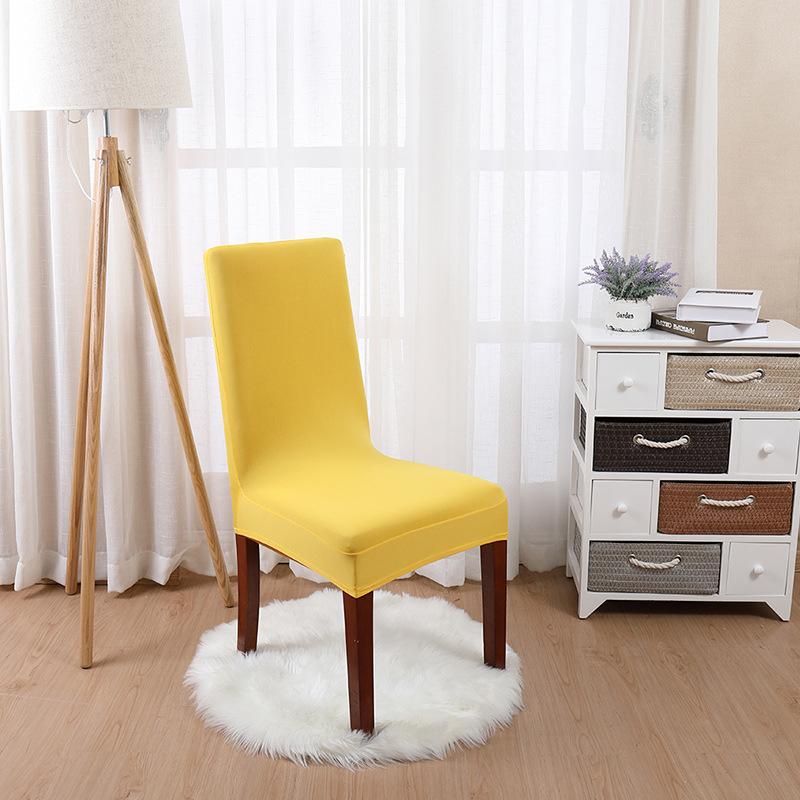 

New Summer Elastic Chair Covers Breathable Nordic Style Slipcovers for Dining Living Room Multi-Color M/L Size Direct Wholesale M жёлтый