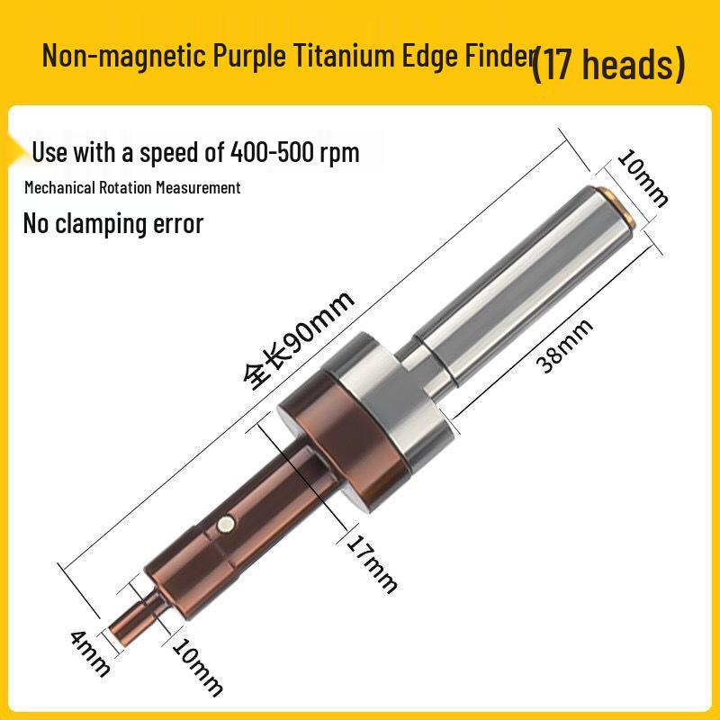 High-Precision Non-Magnetic Ceramic Edge Finder with Photoelectric Minute Hand