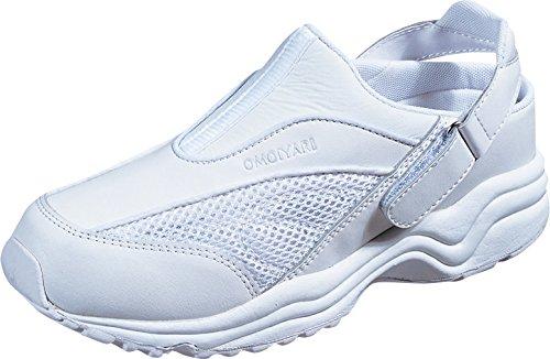 Moonstar Women's Omoiyari 509 Work Nurse Shoes, Sneaker-Style Nurse Shoes, White, Size 25cm, 3E