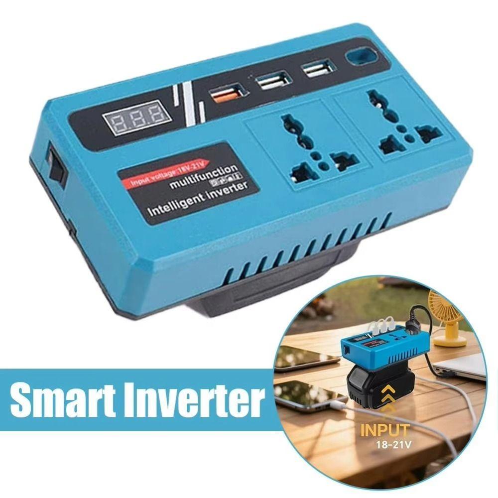Dual USB Interface Lithium Battery Inverter Electric Tool Battery Inverter  Car Inverter