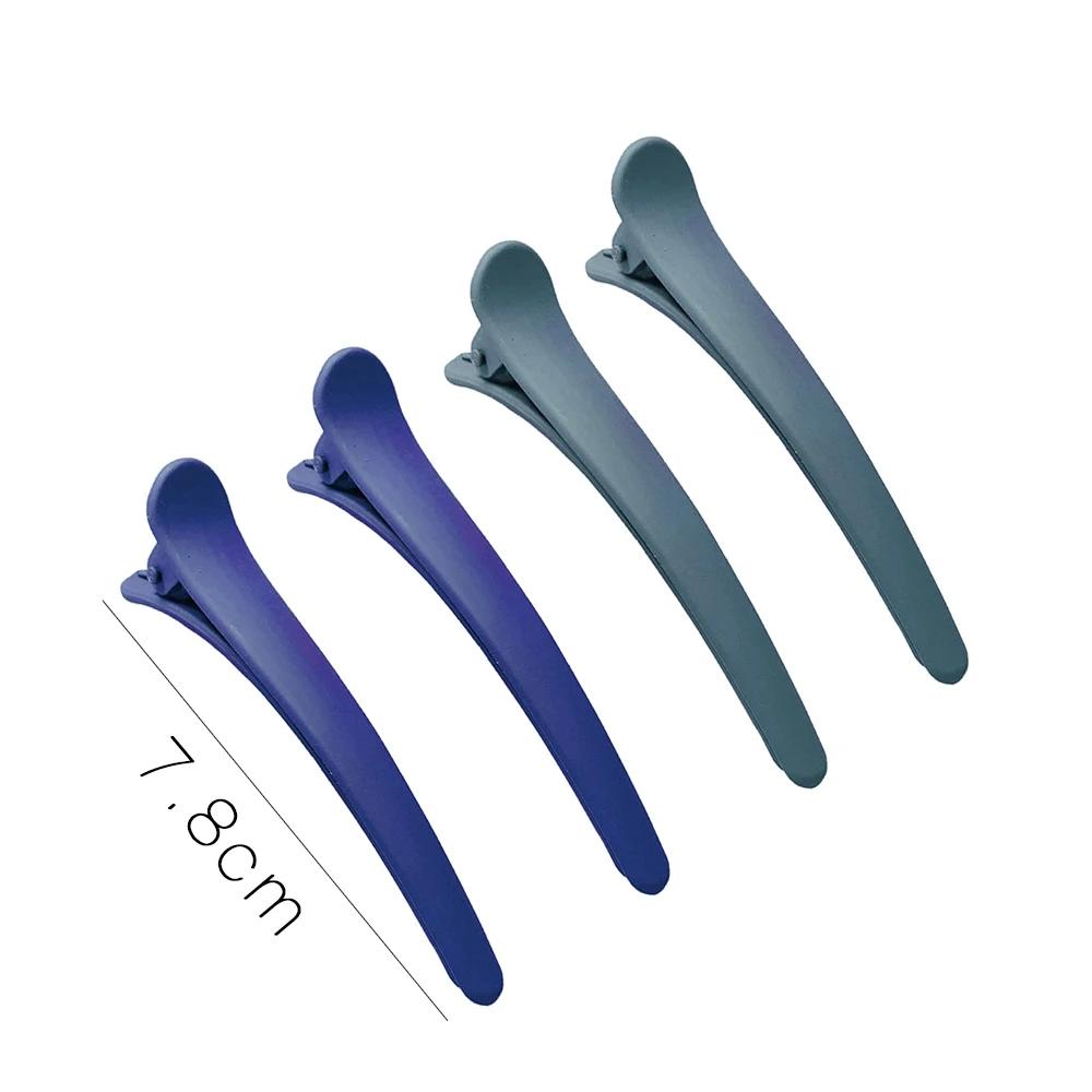 4Pcs/Set Duckbill Clip Candy Colors Hairdressing DIY Hairpins Plastic Hair Care Hair Clamps Styling Tools Professional Salon