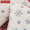1PC Nuan Series Christmas Snowflake Pattern Pillowcase Embroidered Sequin Cushion Cover for Sofa Living Room Bedroom Home Decor