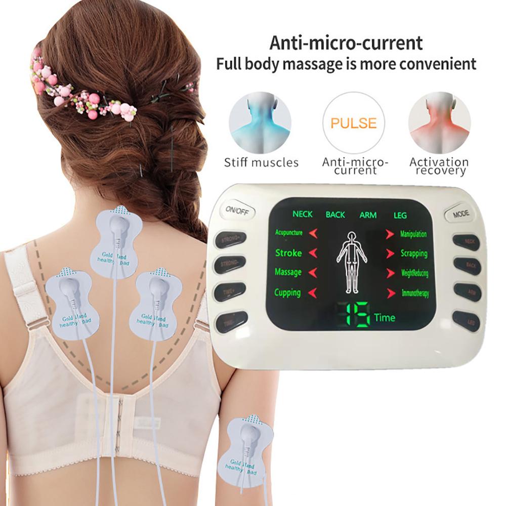Electrical Muscle Relax Stimulator Massager Therapy Machine Pain Relief