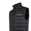 Emporio Armani EA7 Letter Quilted Zip-Up Stand Collar Down Vest Men Vest Black 8NPQ01-PN29Z-00208