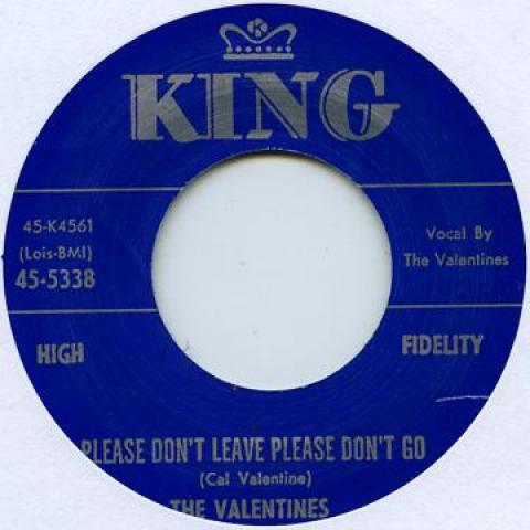 

7-дюймовая пластинка ВАЛЕНТИНЫ - Вот и все, парень / Пожалуйста, не уходи KING5338 King UK 2010 Великобритания Блюз