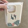 Coral Whale Pattern Phone Case For iPhone 17 16 Pro Case iPhone 13 15 14 11 12 Pro Max 17Air Plus Transparent Shockproof Cover