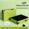 SEE KEAN Portable Foldable Disposable Cat Litter Box
