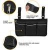 Wheelchair Bag Waterproof Pouch with Secure Reflective Strip Large Capacity Walker Storage Multifunctional