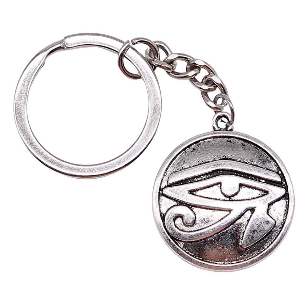 Hamsa Hand Charm Keychain Evil Eye Protection Key Ring 28mm Ring