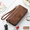 Étui de luxe Honor Magic 8 7 6 Pro 6 Lite 5G Bandoulière Fermeture Éclair Cuir Funda Honor Magic7 Pro 8 Lite Magic6 Pro Portefeuille Housse Livre