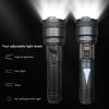 1PC Rechargeable LED Flashlight Bright Spotlight, 4 Modes, Built-in Battery, Waterproof Torch Light for Home Outdoor Emergency