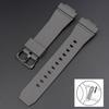 Eik Gummireim For Casio G-Shock GA-2100 GM-2100 Hurtigutløser TPU Resin Herre Sport Dykkerklokkereim Armbånd Tilbehør 16mm