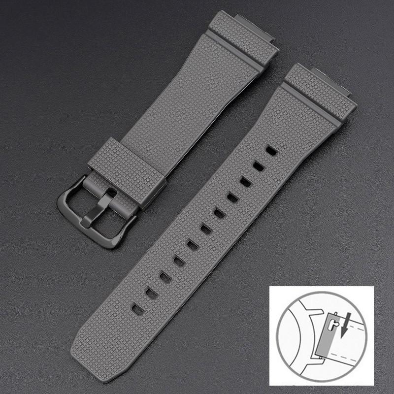 Eik Gummireim For Casio G-Shock GA-2100 GM-2100 Hurtigutløser TPU Resin Herre Sport Dykkerklokkereim Armbånd Tilbehør 16mm