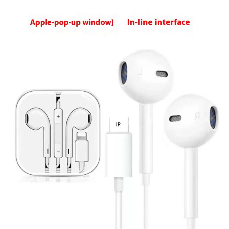 Half-in-ear Mobile Phone Wired Cable Control Earphones with Good Sound Quality Original TYPE-C Earplugs