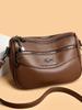 2024 Women's Multi-Layer Soft Texture Shoulder & Crossbody Bag - Large Capacity, High Quality