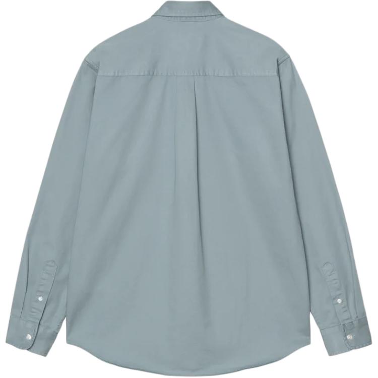 Carhartt WIP FW25 Madison Shirt Logo Embroidered Casual Button Long Sleeve Shirt Men Shirts I023339-39H-XX