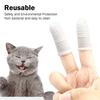 6/12Pcs Pet Two-Finger Brushing Finger Cots Pet Oral Care Finger Cover Cat Dog Toothbrush Remove Tartar Cochlear Clean Supplies