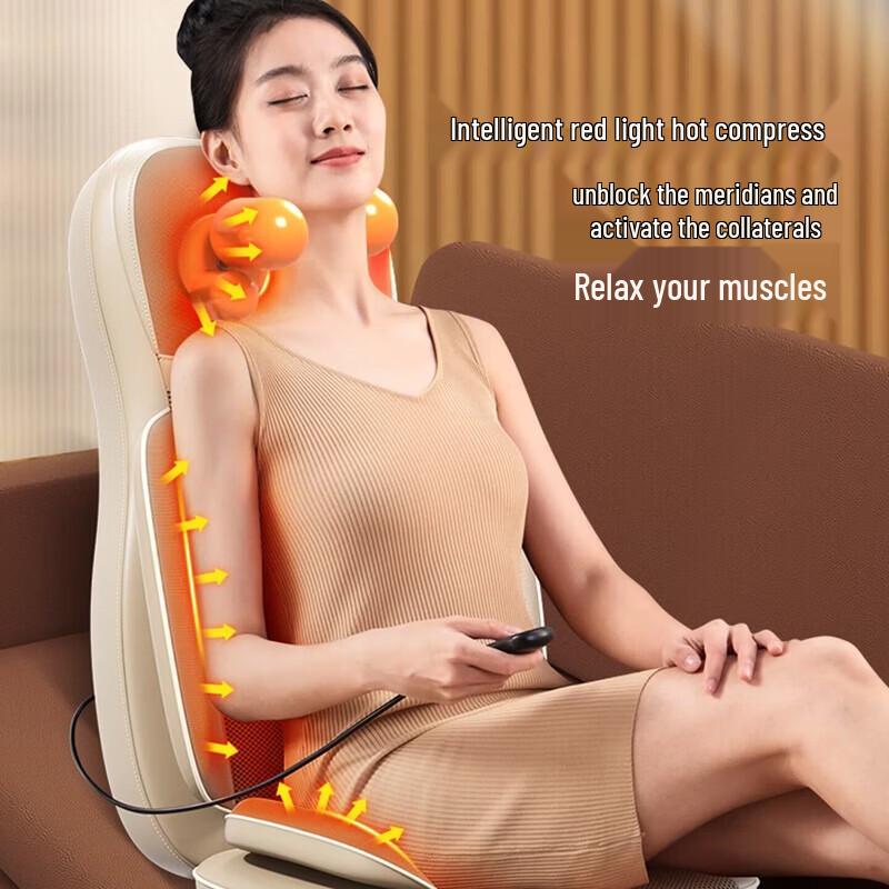 AUX Full Body Shiatsu Massage Cushion CN plug (adapter included)
