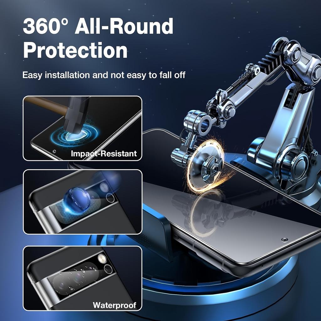 2pcs HD Screen Protector for Google Pixel 10 Pro XL 10 Pro 9 Pro XL Easy Installation Dust Removal HD Clear Protective Film