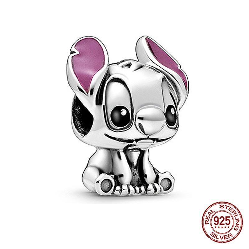 New  Mickey Minnie Beaded Marvel Lron Man Charms Plata De Leyoriginales Fit Bracelet Diy Jewelry Making Women'S Gift