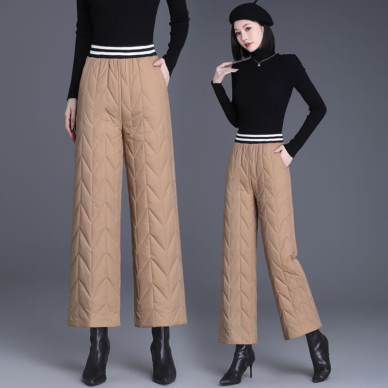 Fashionable and Cozy Wide-Legged Pants for Women, Perfect for Winter
