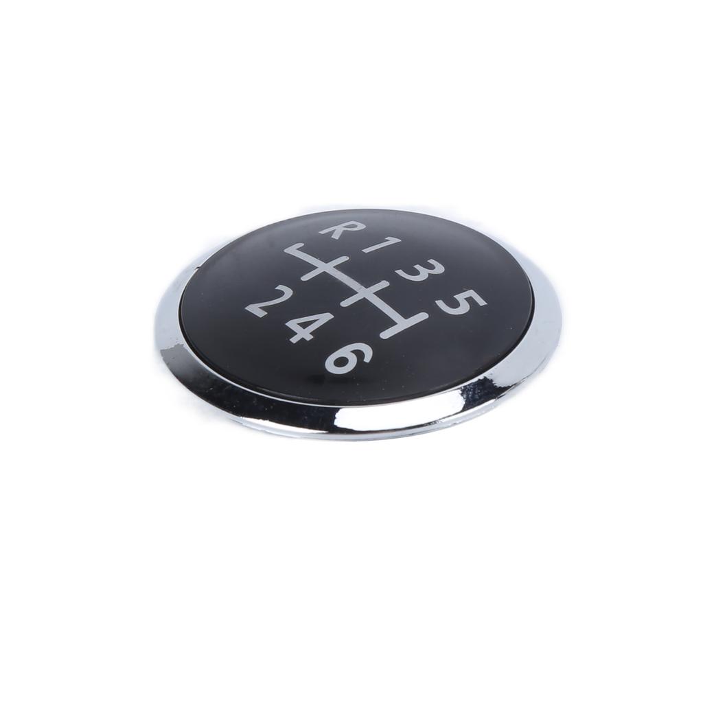 6 Speed Gear Shift Knob Cover Cap Black ABS Replacement for T5 Transporter 2003‑2010