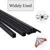 1/2/3pcs square carbon fiber tube, outer and inner high-strength carbon fiber tube/carbon fiber square tube Length 250mm