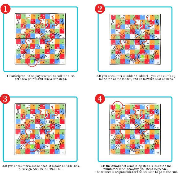 KIDAMI Magnetic Snakes and Ladders Game Set with Storage Box, Folding Design and Light-Weight, Gift for Kids and Adults (9.75 Inches)