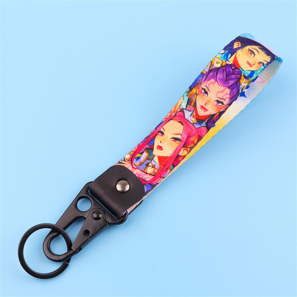 Metal Beak Buckle Alloy Keychain Car Interior Pendant Metal Beak Buckle Leather Keychain Chain