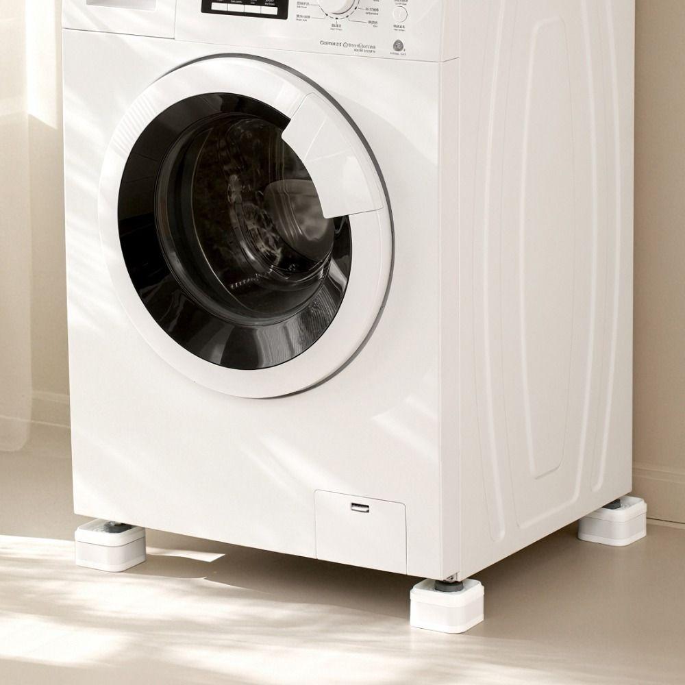 4Pcs Anti Slip Washer Anti Vibration Feet Pad Shock-absorbing Heightening Washing Machine Foot Pad Silent Dampers