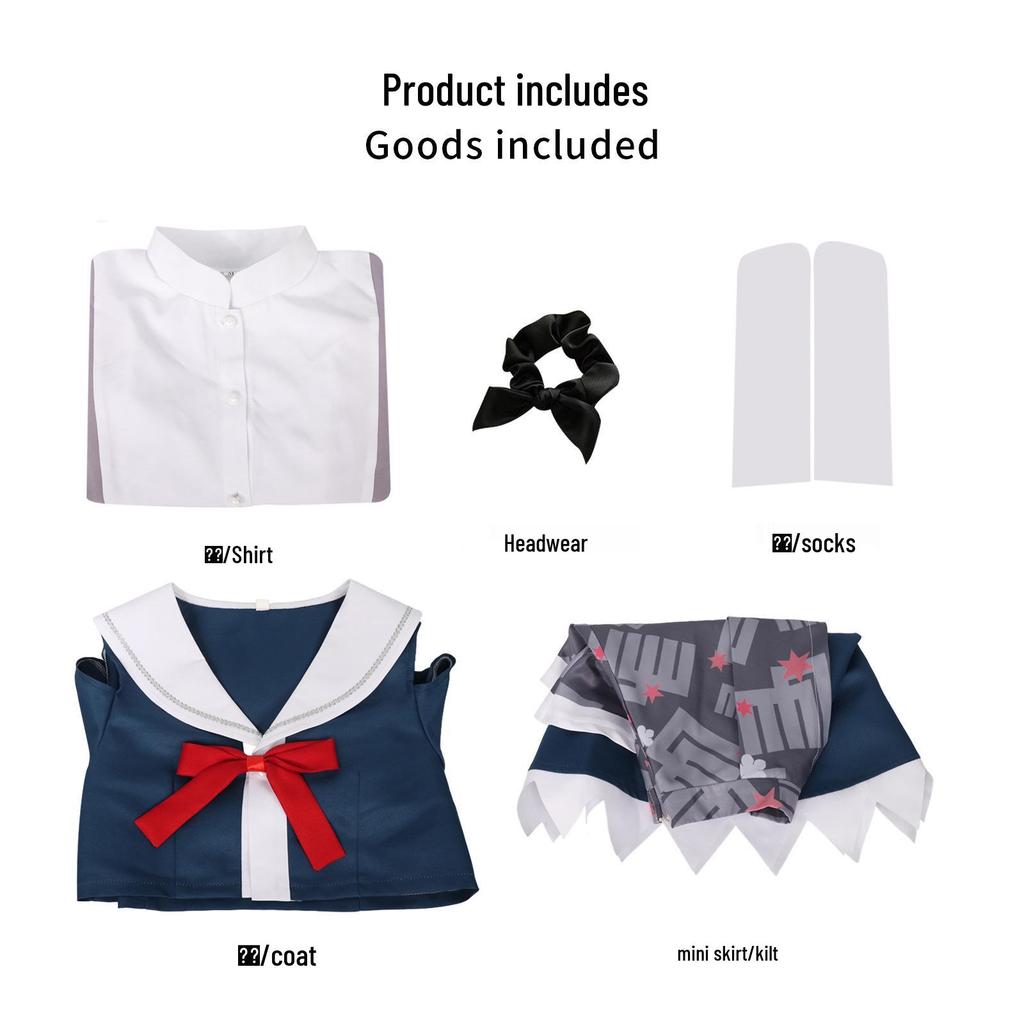 Amako Yoshino Reina Senren Banka Cosplay School Uniform Costume Set