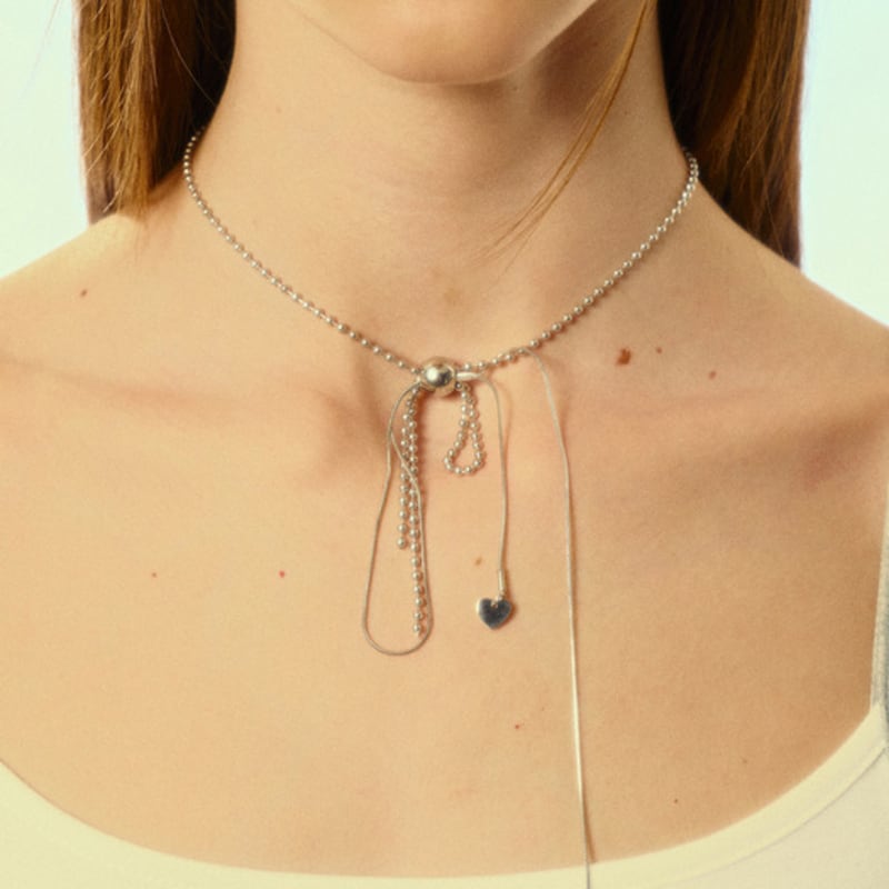 SENTIMENTS NO.508 [SILVER] NECKLACE