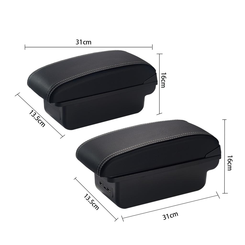 For MG3 armrest box For new MG3 car armrest box central storage box Interior modification charging car supplies right driver