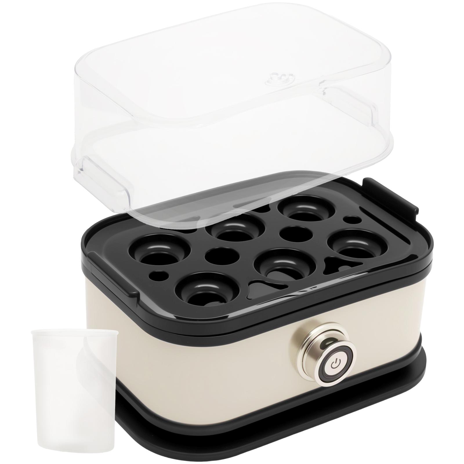 

6 Eggs Electric Egg Boiler Egg Custard Automatic Steamer Mini Breakfast Machine Egg Cookers Portable Steamer Food Warmer