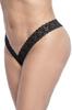 Brazilian String Black Lace Plus Size Mal93 Xblk