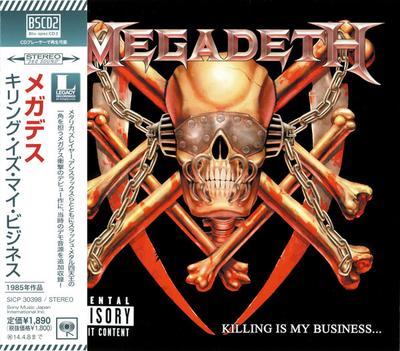 CD MEGADETH  Killing Is My Business... And Busin SICP30398 SONY RECORDS IN 2013 Japan Obi Metal
