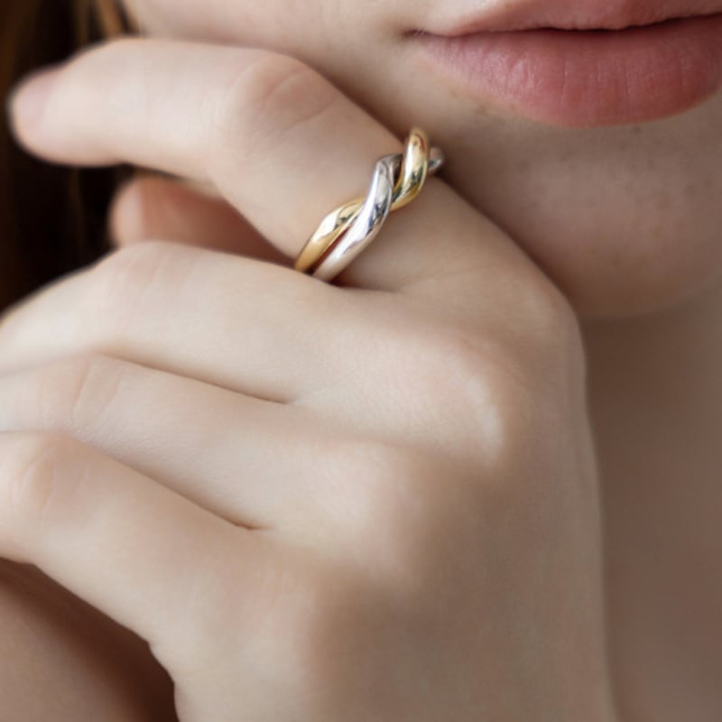 TATIANA Dual Twist Ring CR1888