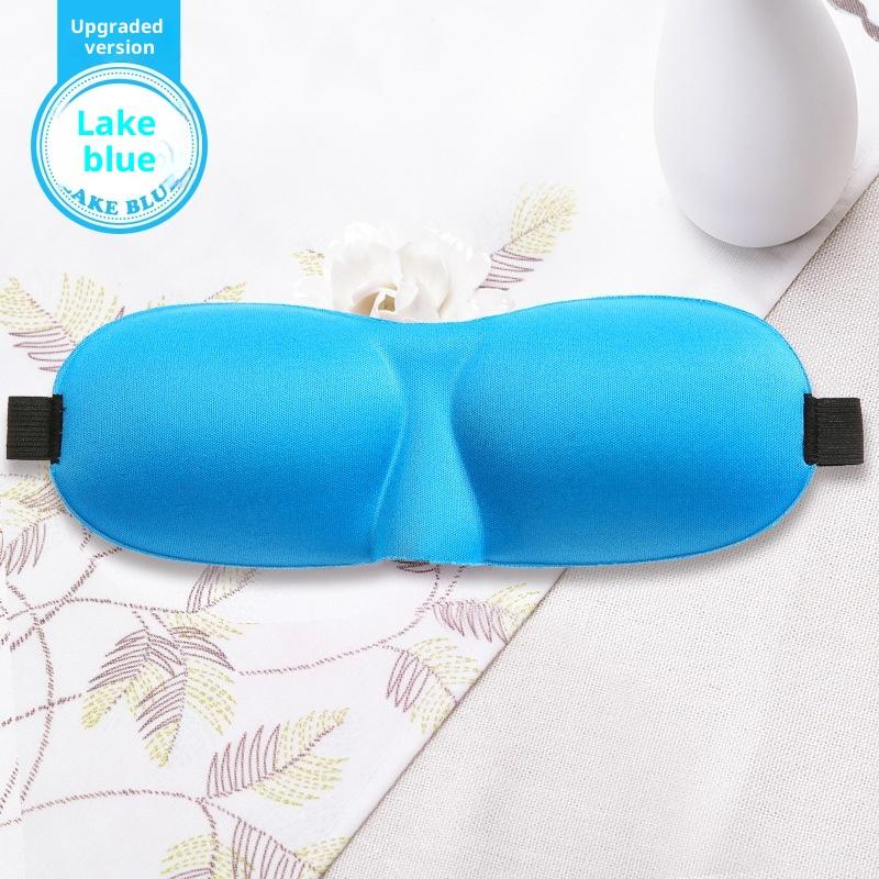 Custom Logo Comfortable Breathable 3D Contoured Foam Eyemask 100% Blackout Eye Mask for Sleeping with Adjustable Strap