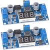 LM2596 LM2596S DC-DC Buck Converter Voltage Regulator Adjustable 4.0-40V to 1.25-37V 2A Power Supply Module with LED Voltmeter Display (Pack of 2)
