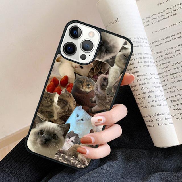 The Most Delightful Cat Phone Case Cover For iPhone 17 Air 16 15 14 plus 11 12 13 pro max coque Shell Fundas