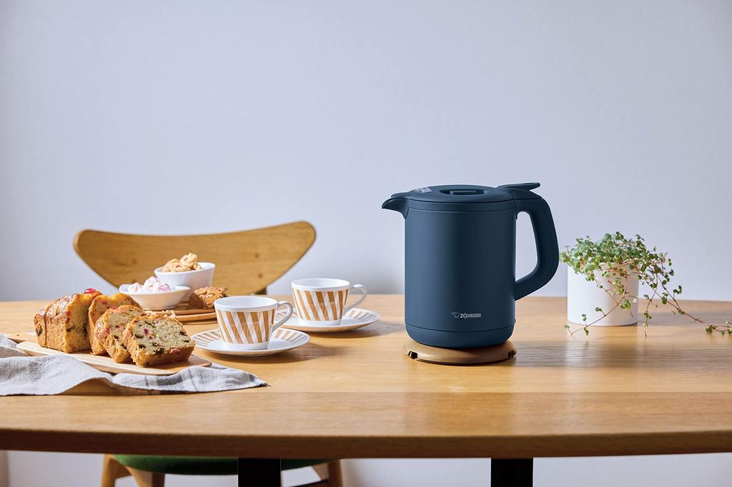 Zojirushi Electric Kettle, 0.8L, Navy, CK-AJ08-AD