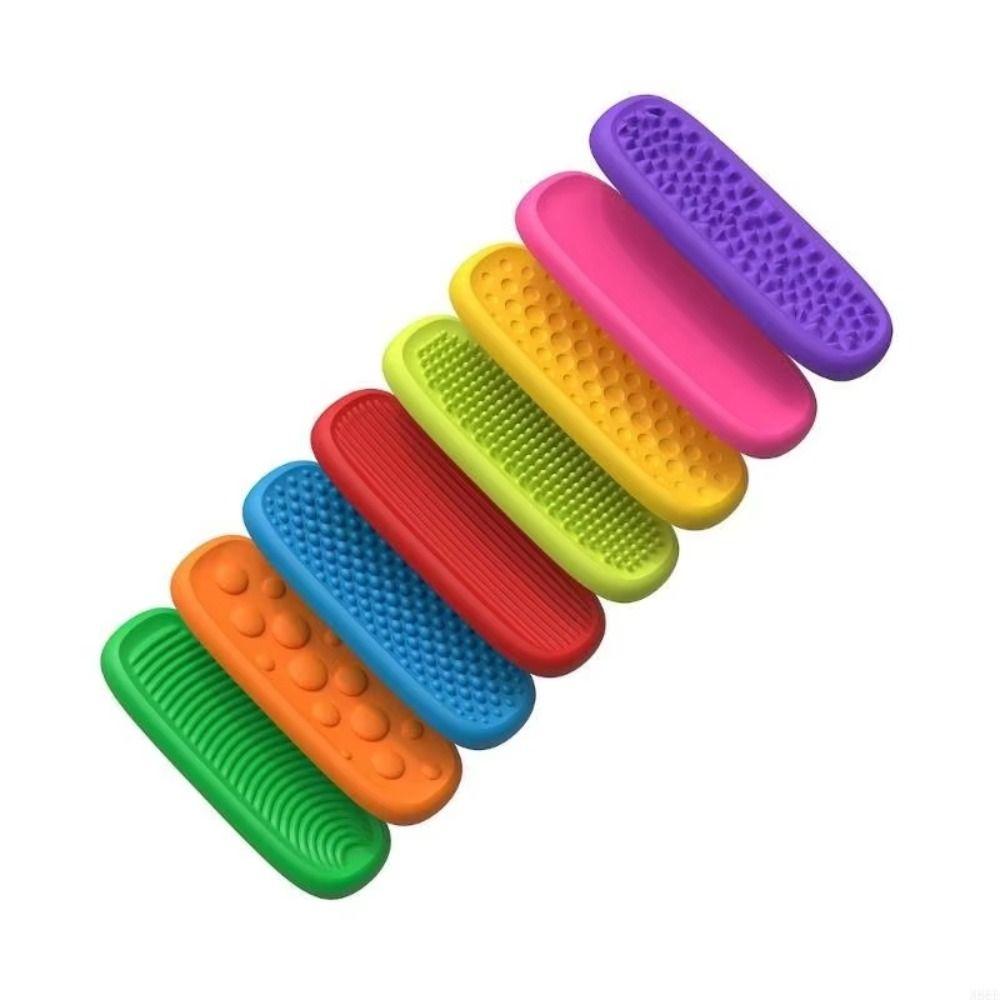 Fidgeting Toy Sensory Fidget Toys Suction Cup Textured Worry Stones Autism ADHD