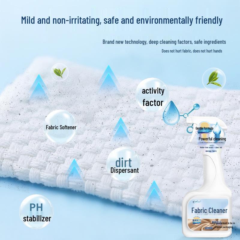 Waterless Fabric & Carpet Stain Remover for Sofas, Walls, and Mattresses