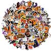 100Pcs Horror Stickers Halloween Horror DIY Stickers Scrapbooking Phone Luggage Waterproof Decals