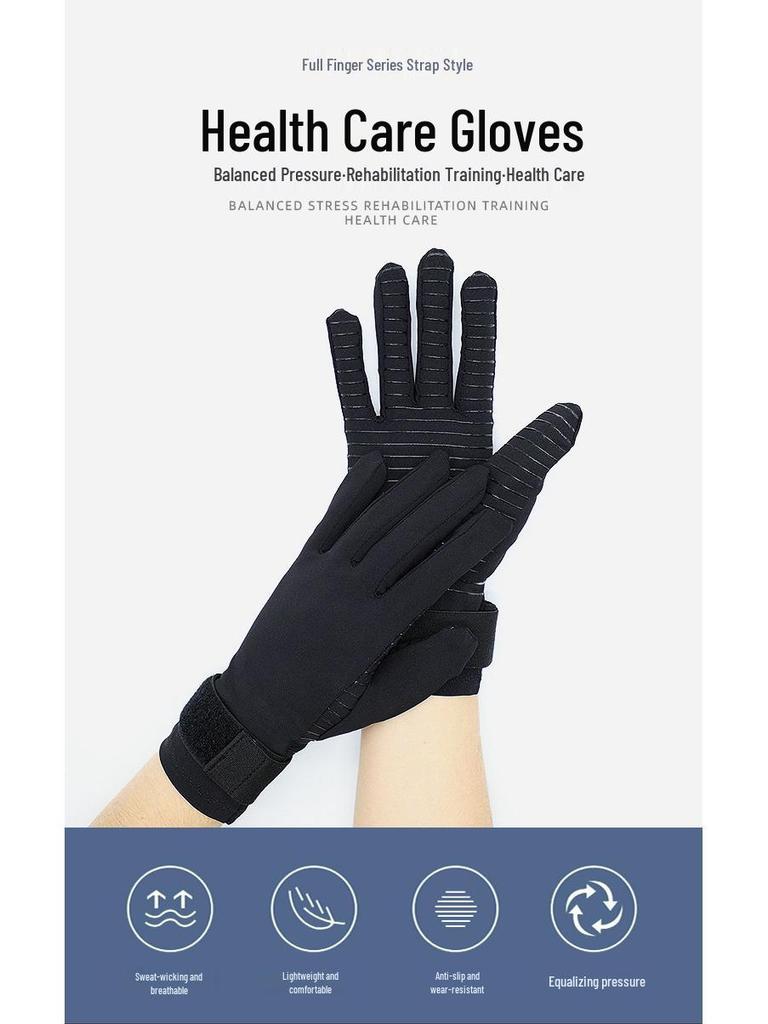 Kupferfaser Fingerlose Kompressionshandschuhe für Reha und Training