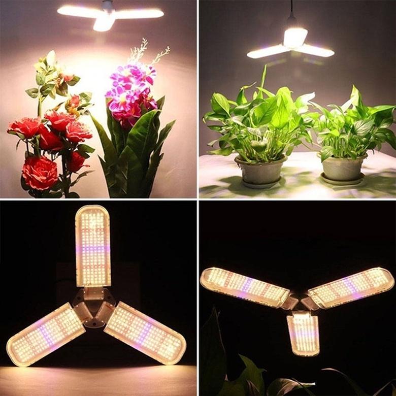 120/180/240W E26 / E27 Hydroponic Plants Grow Full Spectrum LED Plant Growth Lamp Foldable LED Grow Lamp Indoor Grow Lights