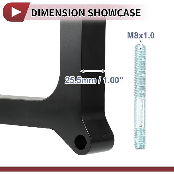 1 Set Carb Spacers for Chevy for Ford 350 SBC BBC BB 4BBL 1" Tall Open Phenolic Carburetor Spacer with Gasket Screws Kit