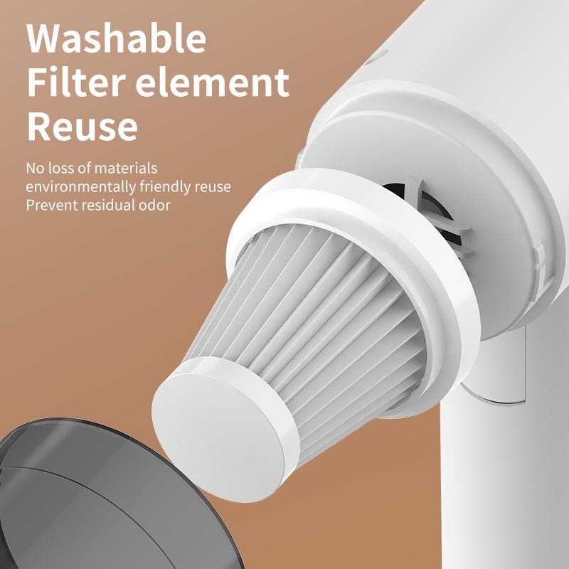 1PCS car vacuum cleaner strong suction cleaning mini machine wireless portable handheld blower household appliance air purifier