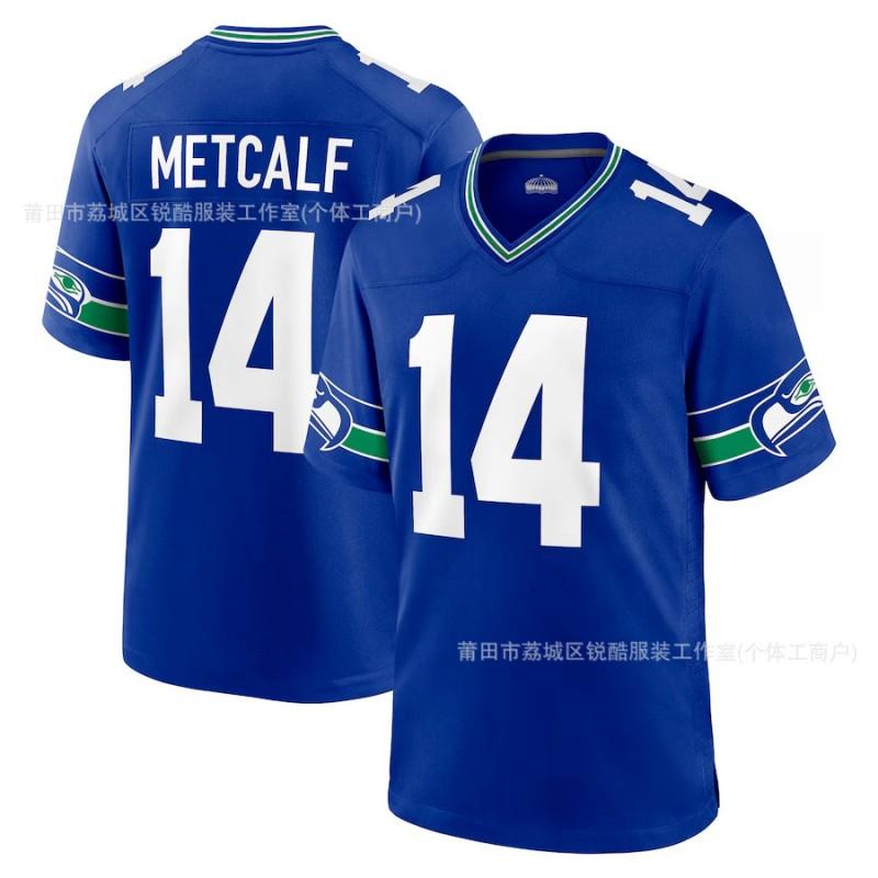 Seattle Seahawks NFL Fotbalový dres Unisex pro dospělé Sportovní oblečení Týmové fanouškovské oblečení Podzim Zima